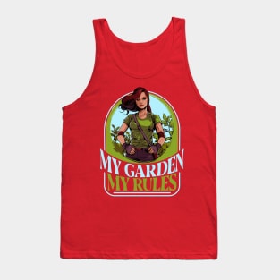 My Garden, My Rules - Retro Style Gardening Enthusiasts Tank Top